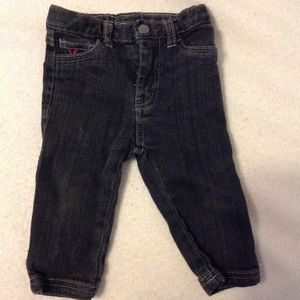 Sz 12M Hurley black wash jeans - adjustable waist